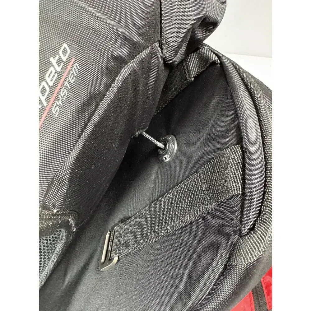 Wolffepack Expandable Anti Theft Backpack Black Red Expeto System Travel Bag